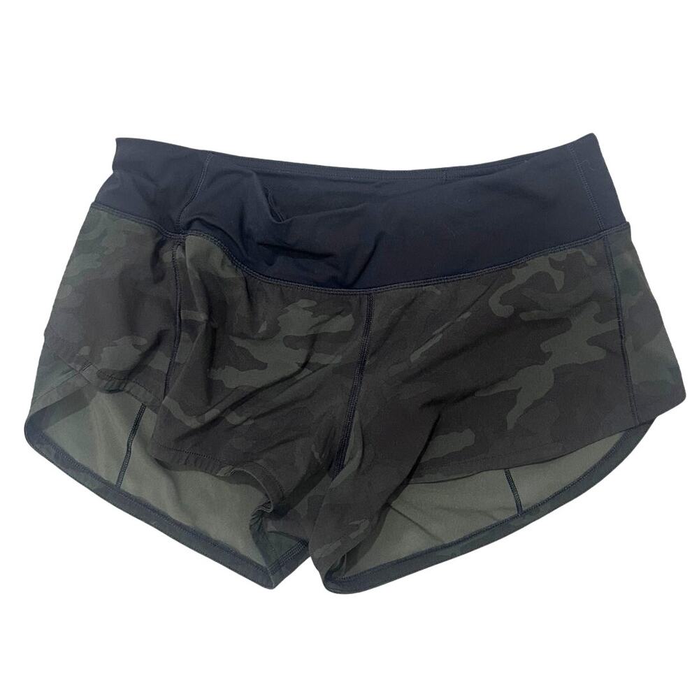 Lululemon Speed Up Short in the Heritage 365 Camo Deep Coal Multi Hotty Hot Sz 6 - Picture 2 of 8